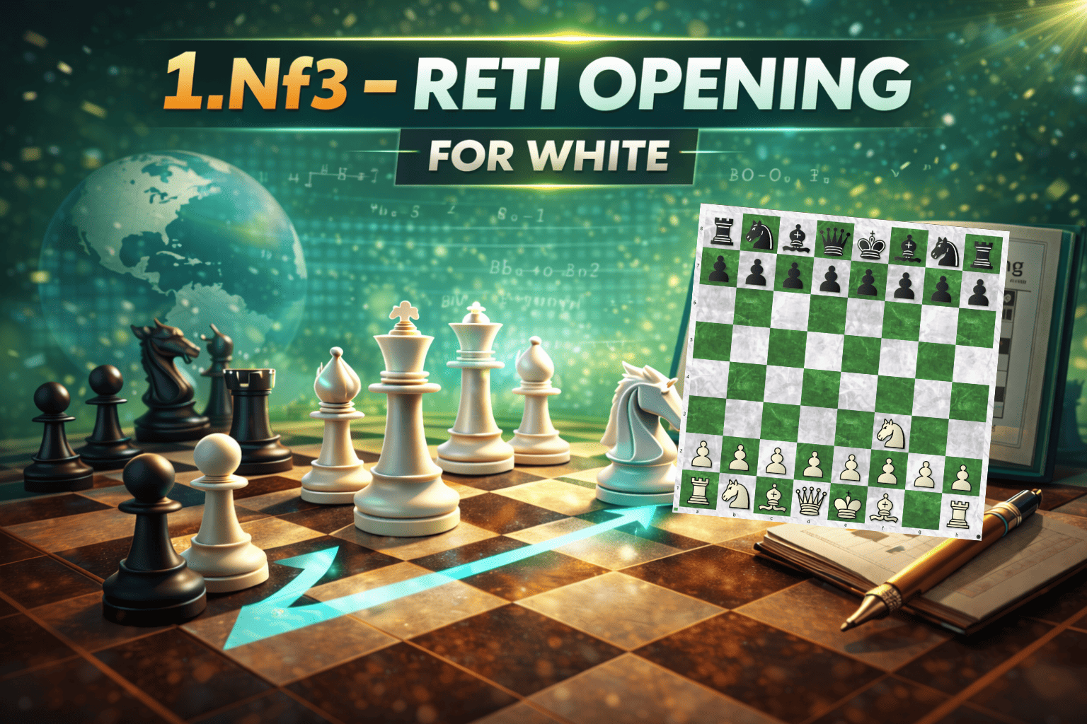 1.Nf3 – Reti Opening For White