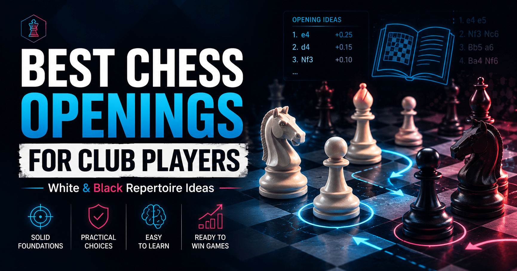 best chess openings for club players