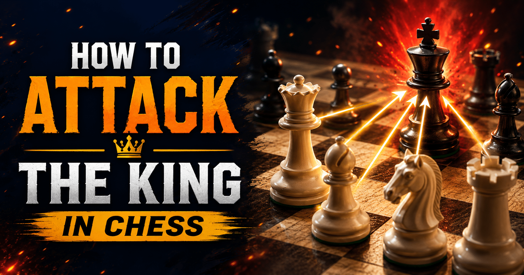 how to attack the king in chess