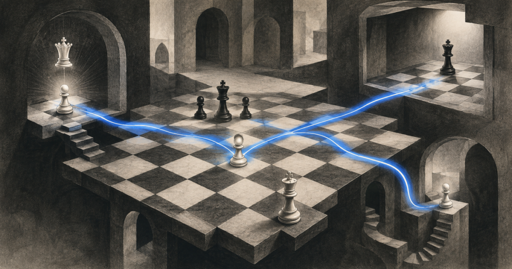 Chess studies for calculation, defensive resources and endgame geometry