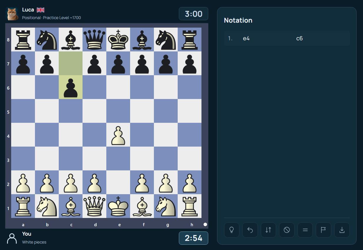 Put your training into play against an Academy bot